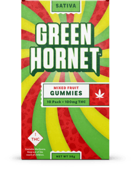 Green Hornet Mixed Gummies Sativa 100mg