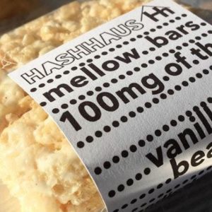 HASH HAUS - MELLOW BARS, VANILLA BEAN (100MG)