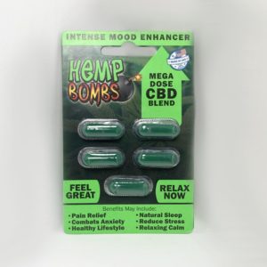 Hempbomb 15mg CBD Capsules 5ct