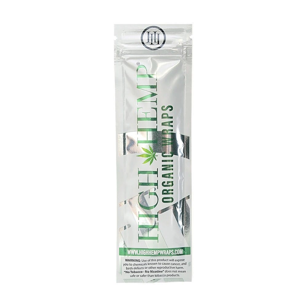 High Hemp Organic Hemp Wraps - Hemp Flavor +CBD 2 Pack