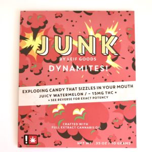 Junk : Dynamites - Juicy Watermelon 15mg THC