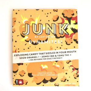 Junk : Dynamites - Sour Orange - 20 mg CBD & 15 mg THC