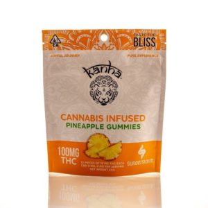 Kanha Treats Pineapple Gummies 100mg