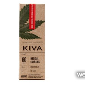 Kiva Milk Chocolate 180mg Bar