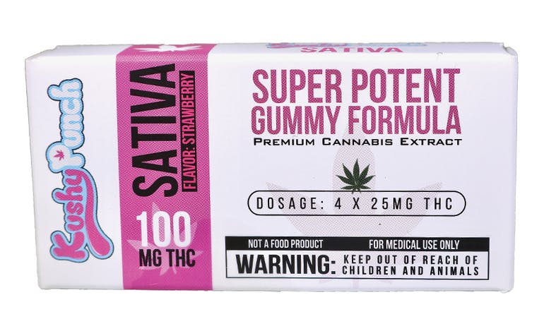 KUSHY PUNCH SATIVA 4X DOSE 100MG