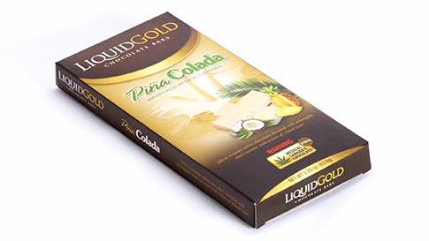 Liquid Gold Chocolate Bar - Pina Colada 210 mg THC