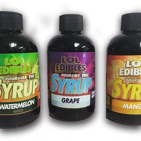 LoL Edibles Syrup-Mango 500mg