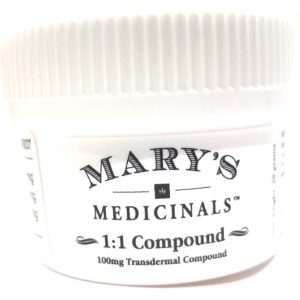 MARY’S MEDICINALS 1:1 Transdermal Topical Compound