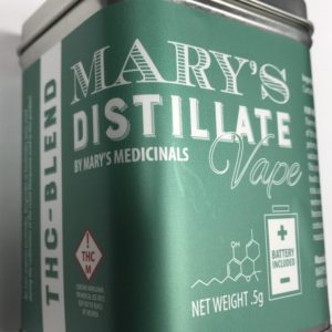 Mary's 500mg Distillate Vape Cartridge