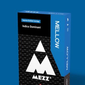 Mezz Brands Mellow Blueberry Indica Cartridge (33.5% THC/37.2% CBD) 500mg