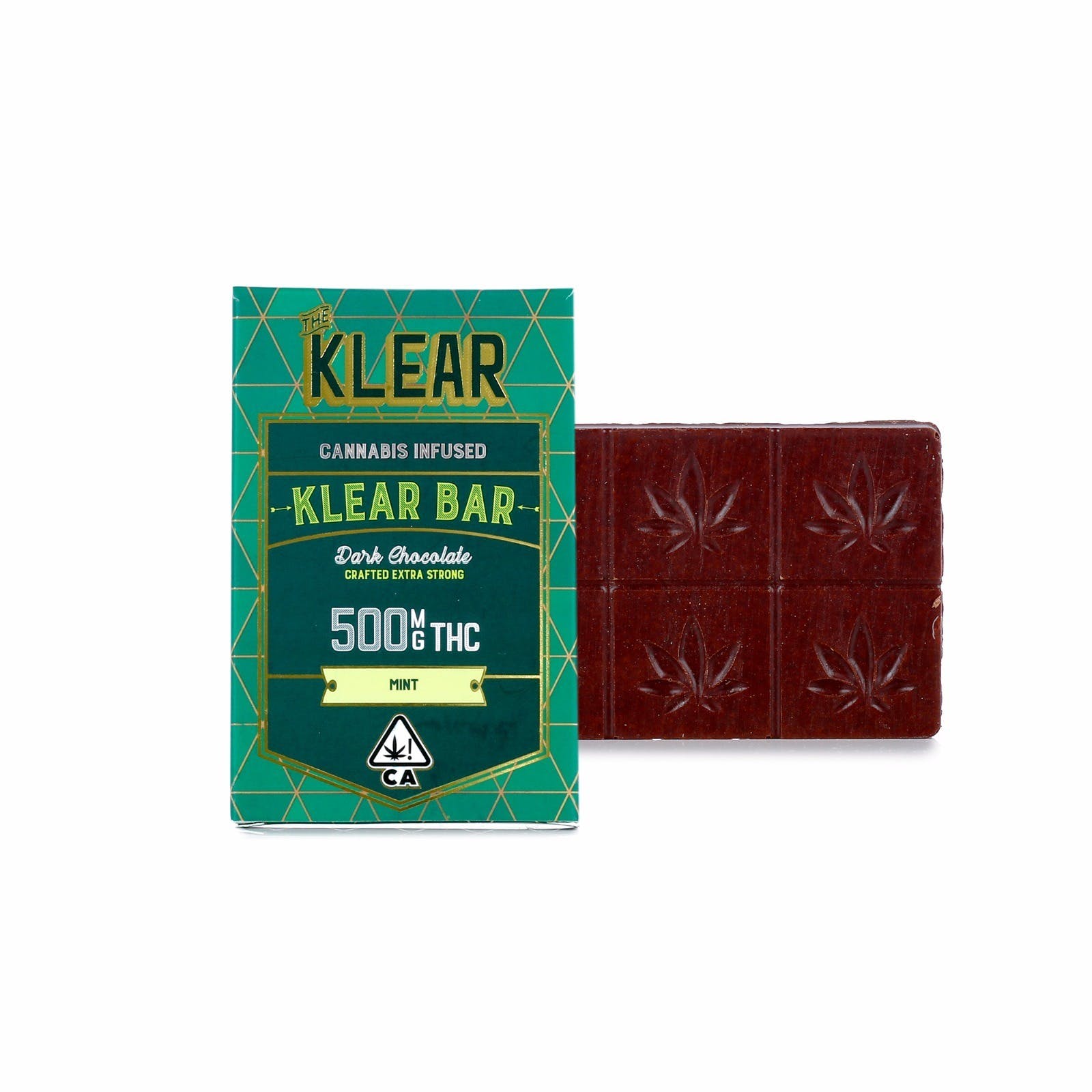 MINT DARK CHOCOLATE BAR - 500MG