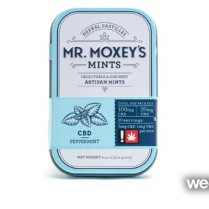 Mr. Moxey's Mints - Peppermint - CBD/THC Enhanced 5:1 Blend
