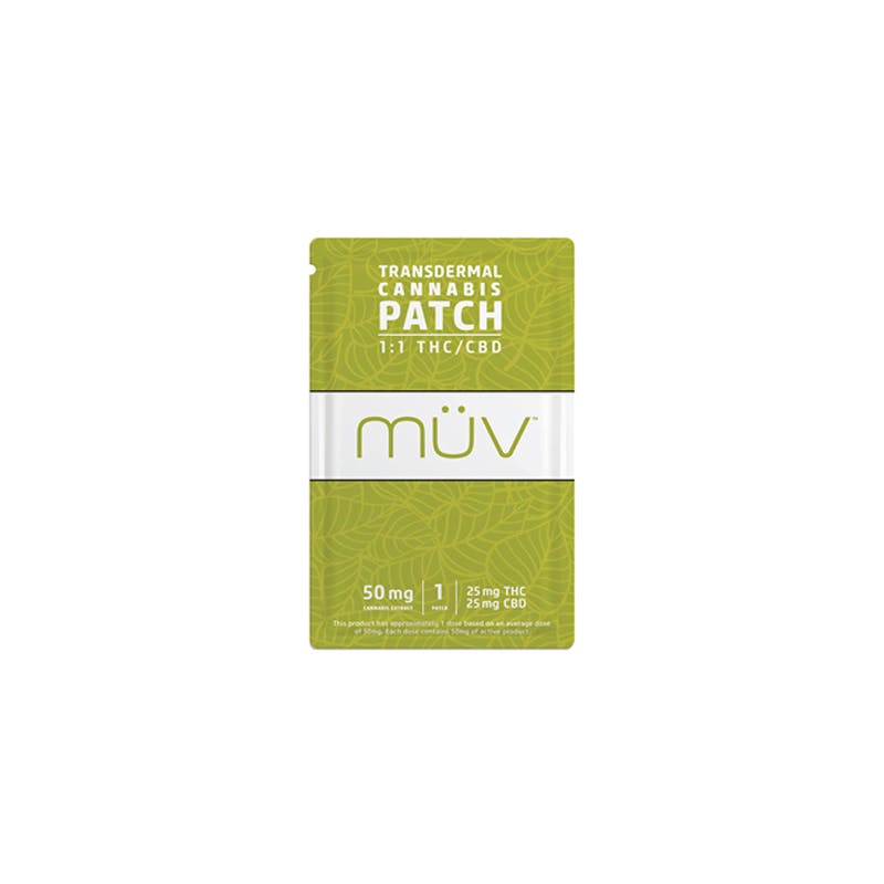 Muv Transdermal Patch THC/CBD 50mg