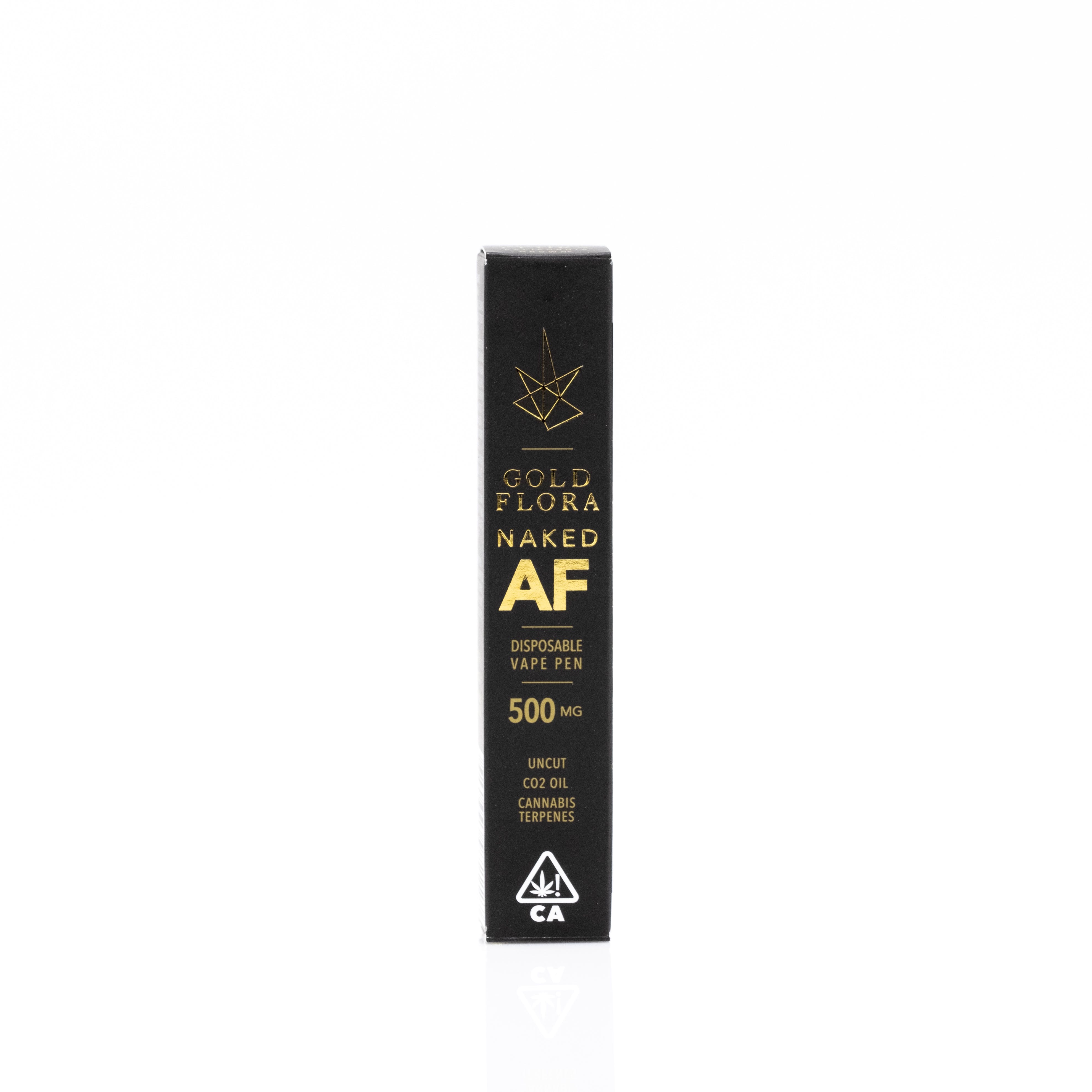 Naked AF Indica Disposable Vape Pen (.5g) - Gold Flora