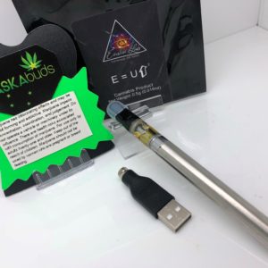 Peach 52.08% THC Glass Top Pen Kit 0.5 Gram from Einstein Labs