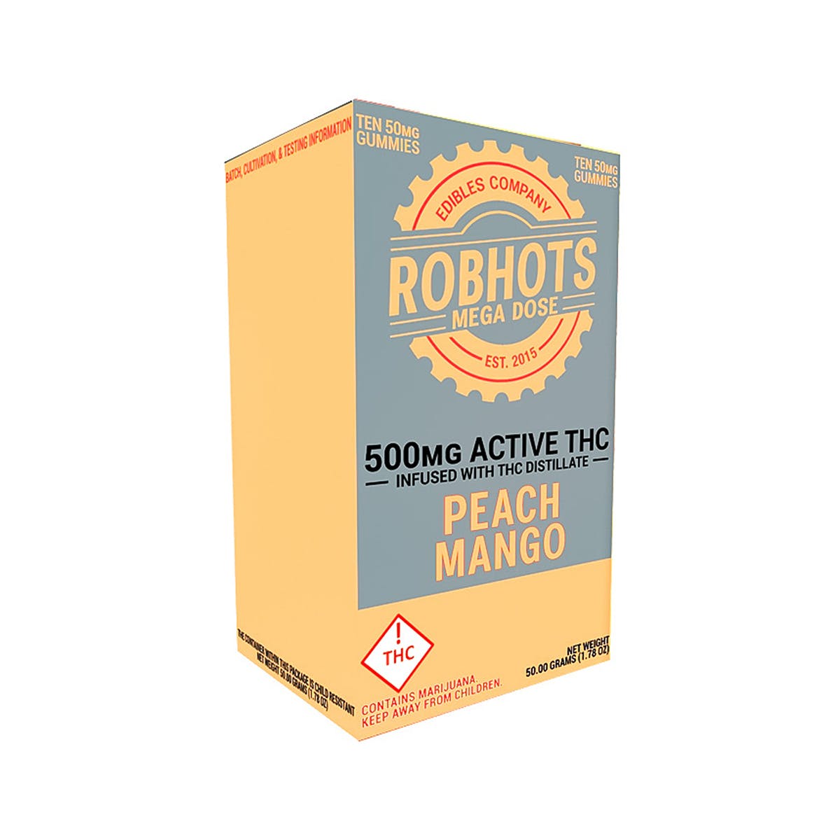 Peach Mango 500mg Robhots Gummy Multipack