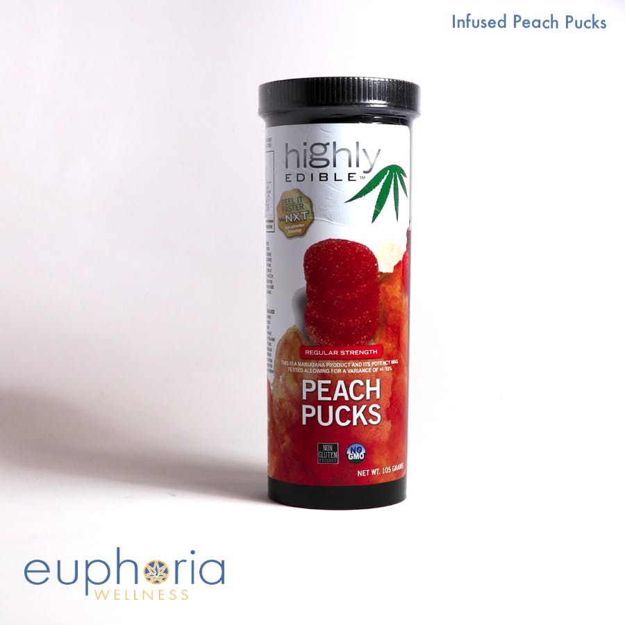 PEACH PUCKS HYBRID - HIGHLY EDIBLE - 10pk