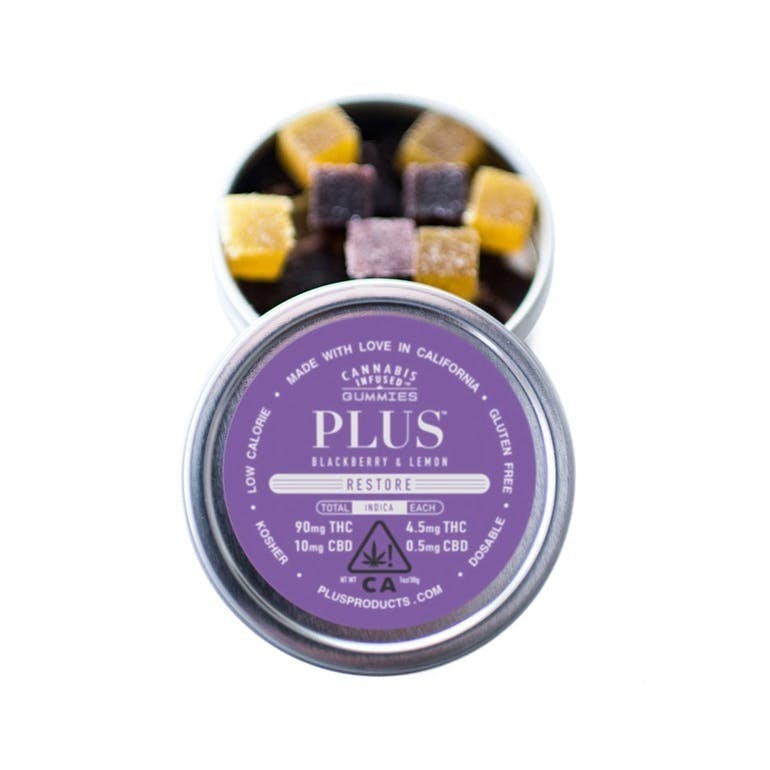 PLUS Gummies - RESTORE Blackberry Lemon