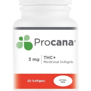 Procana THC+ Softgels 20 pk THC 3mg 60mg
