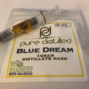 Pure Distilled Blue Dream 1000mg Syringe