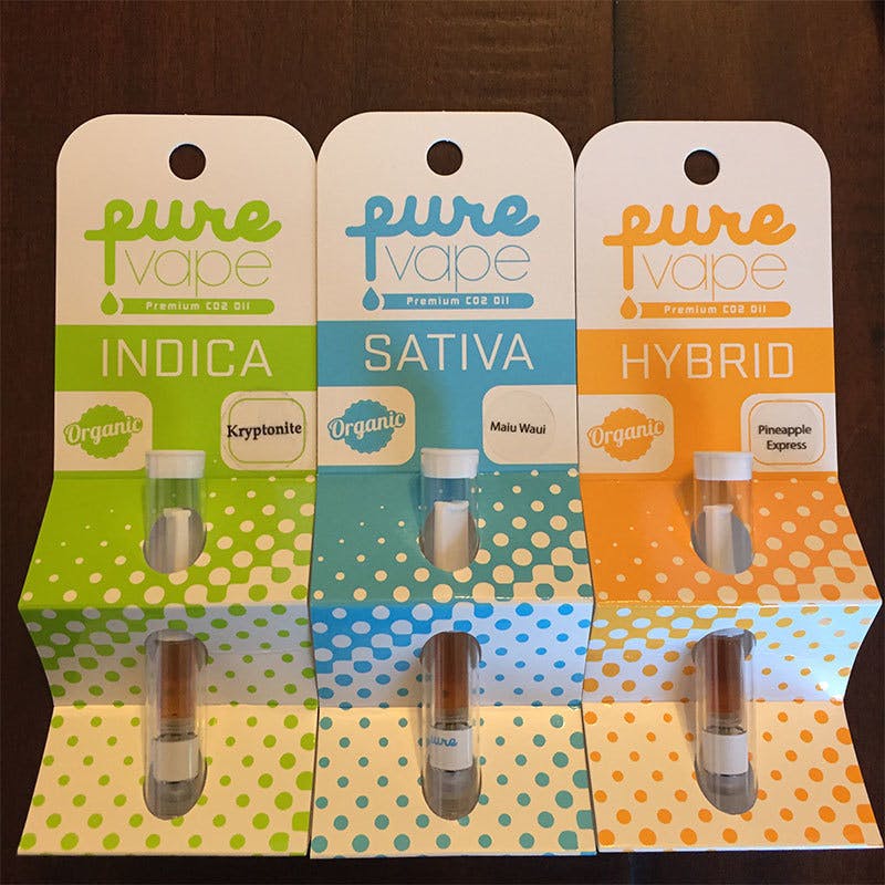 PURE VAPE .5 GRAM INDICA CARTRIDGE