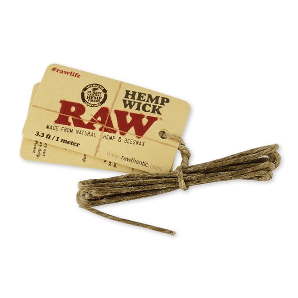 Raw Hemp Wick Natural (3.3ft)