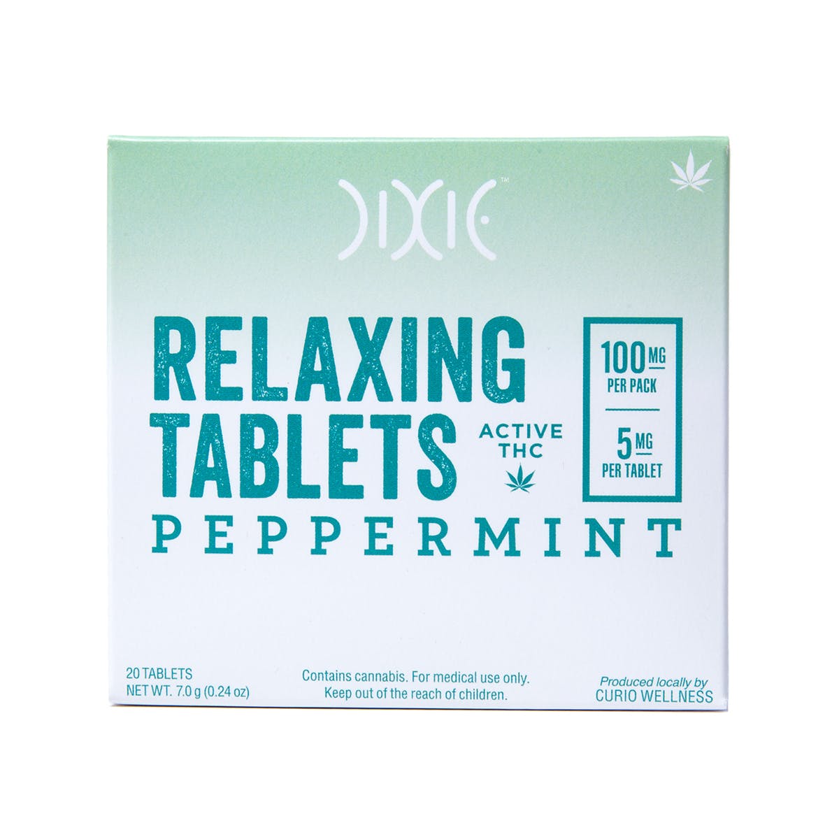Relaxing Tablets Peppermint 100mg