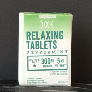 Relaxing Tablets Peppermint 300mg by Dixie