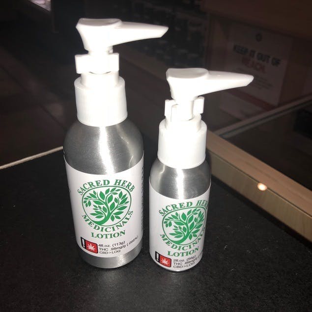 Sacred Herb Lotion 2oz (49MG THC 4.48MG CBD) #18457