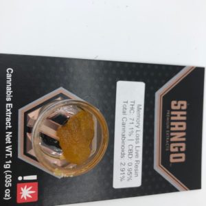 Shango - Live Resin - Memory Loss 1g