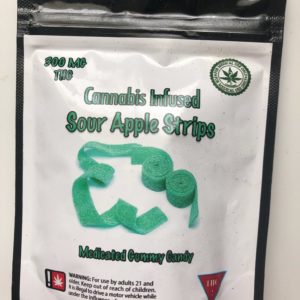 Sour Apple Strips **300 MG**