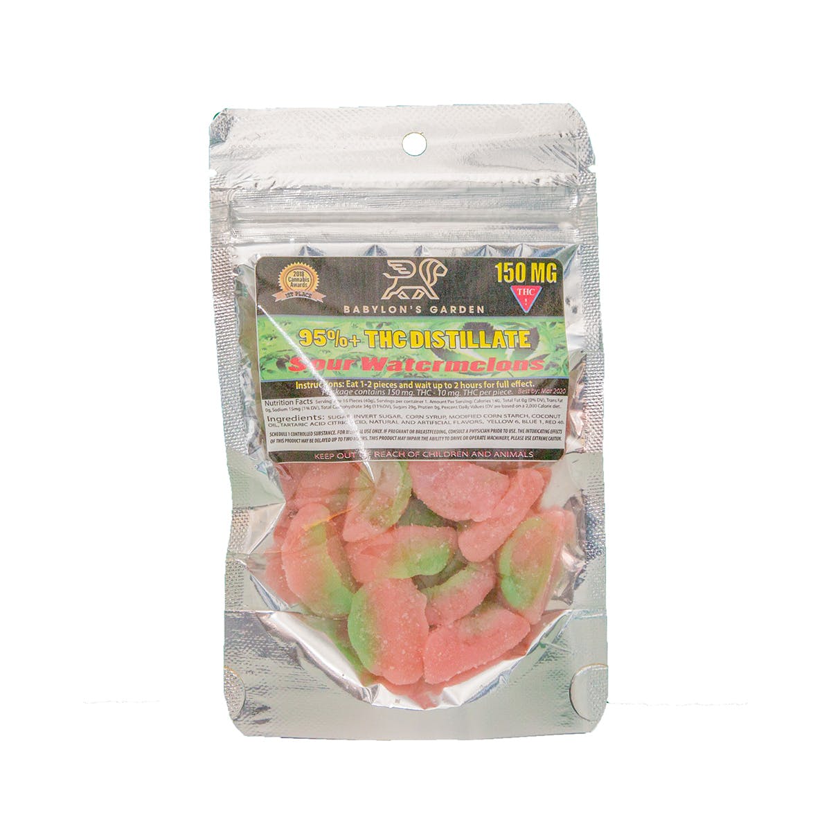 Sour Watermelons - 150mg