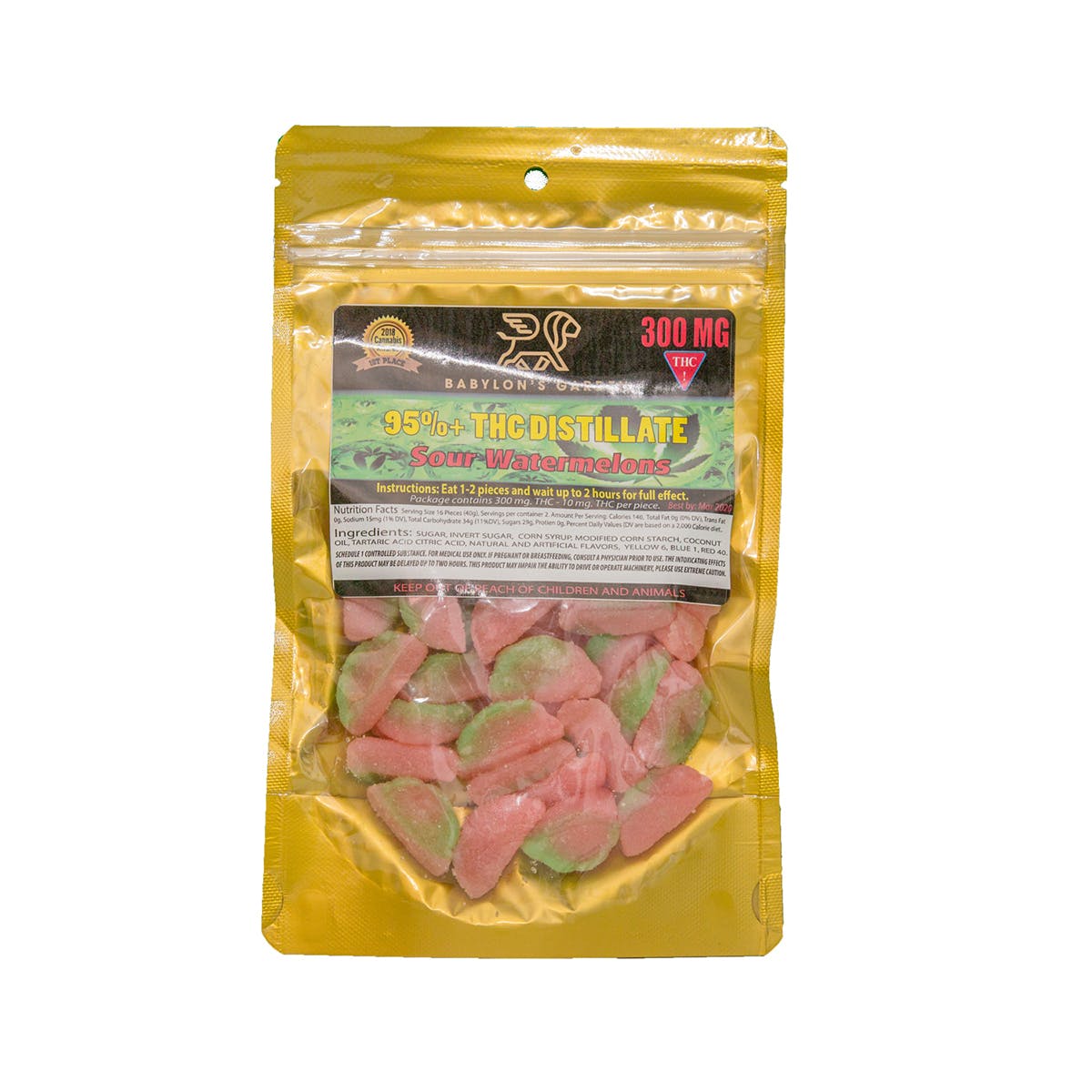 Sour Watermelons - 300mg