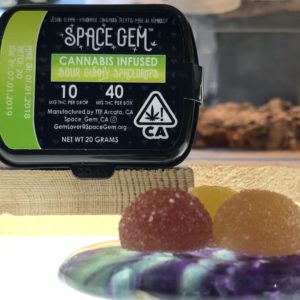 Space Gems Gummies Sour Flavor (4 pk.) 40 mg