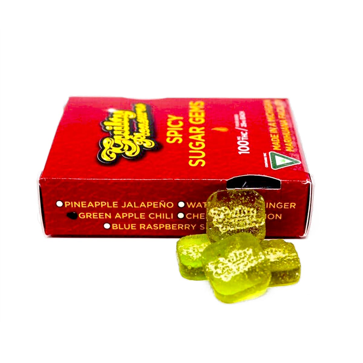 Spicy Sugar Gems - Green Apple Chili 100mg