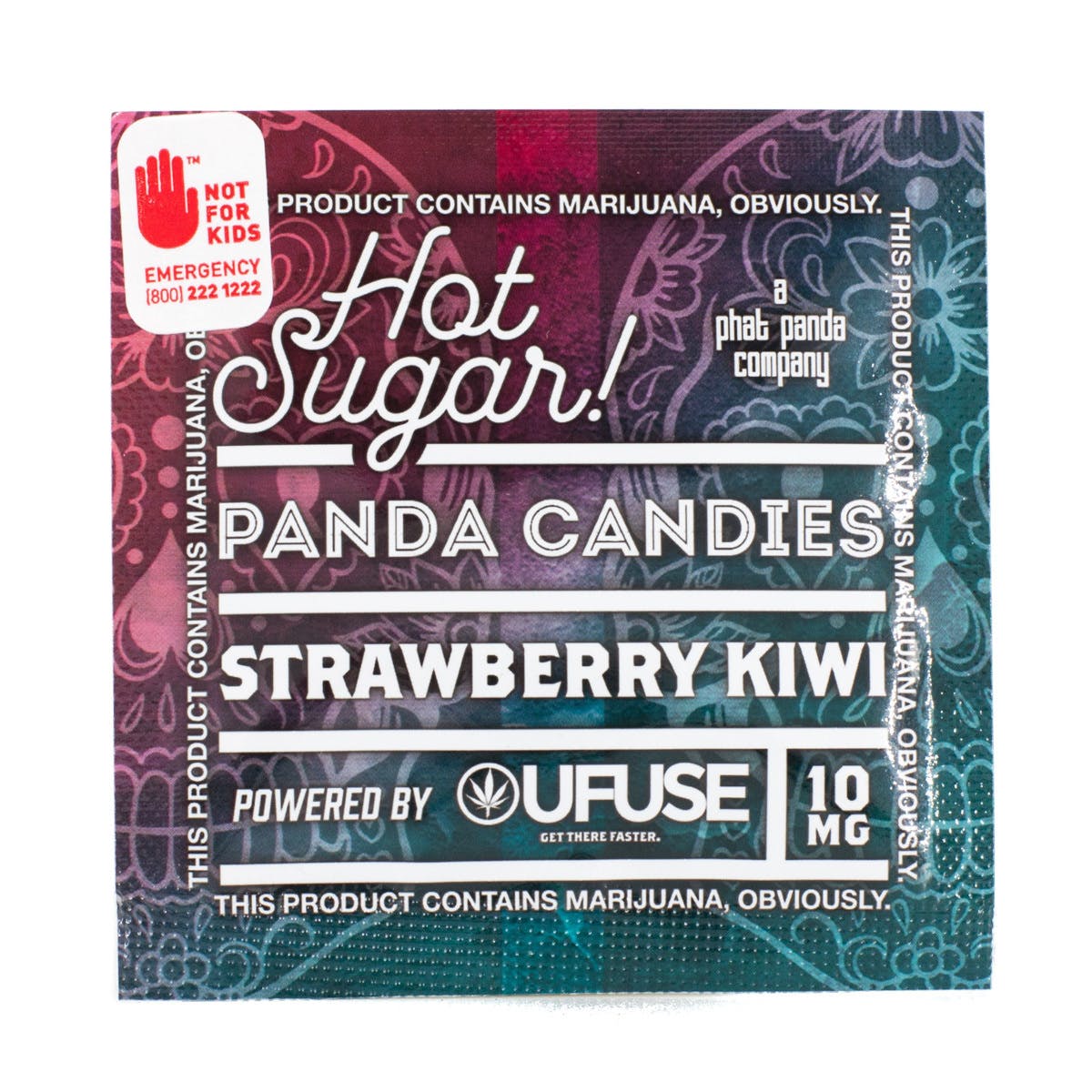 Strawberry Kiwi Panda Candies 10mg