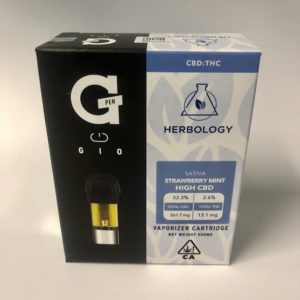 Strawberry Mint High CBD 25:1 | Herbology Gio Cartridge