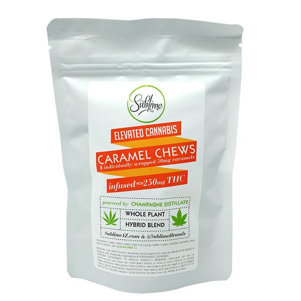 Sublime Caramel Chew 5-Pack (50mg each/250mg total)