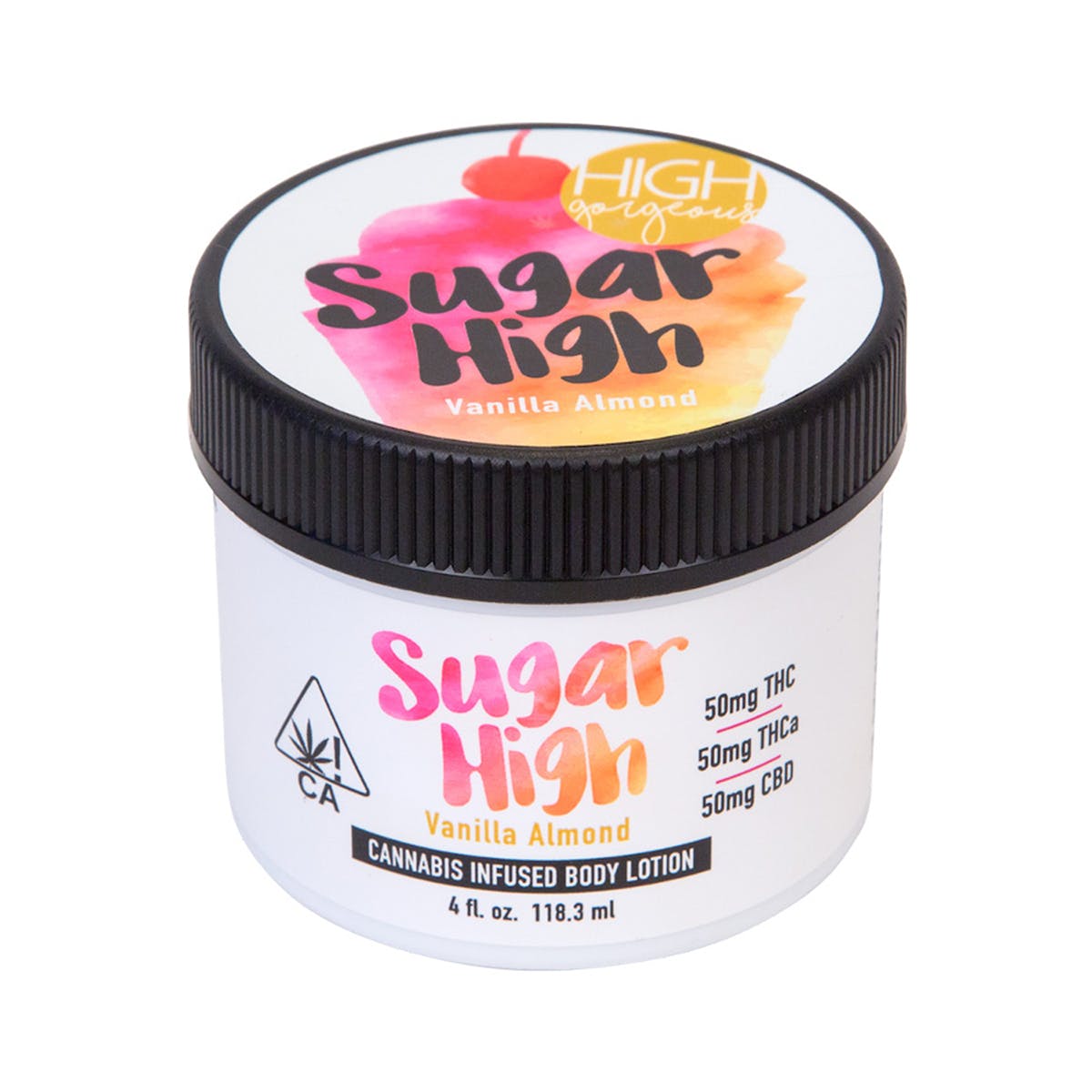 Sugar High Body Lotion, THC | THCa | CBD