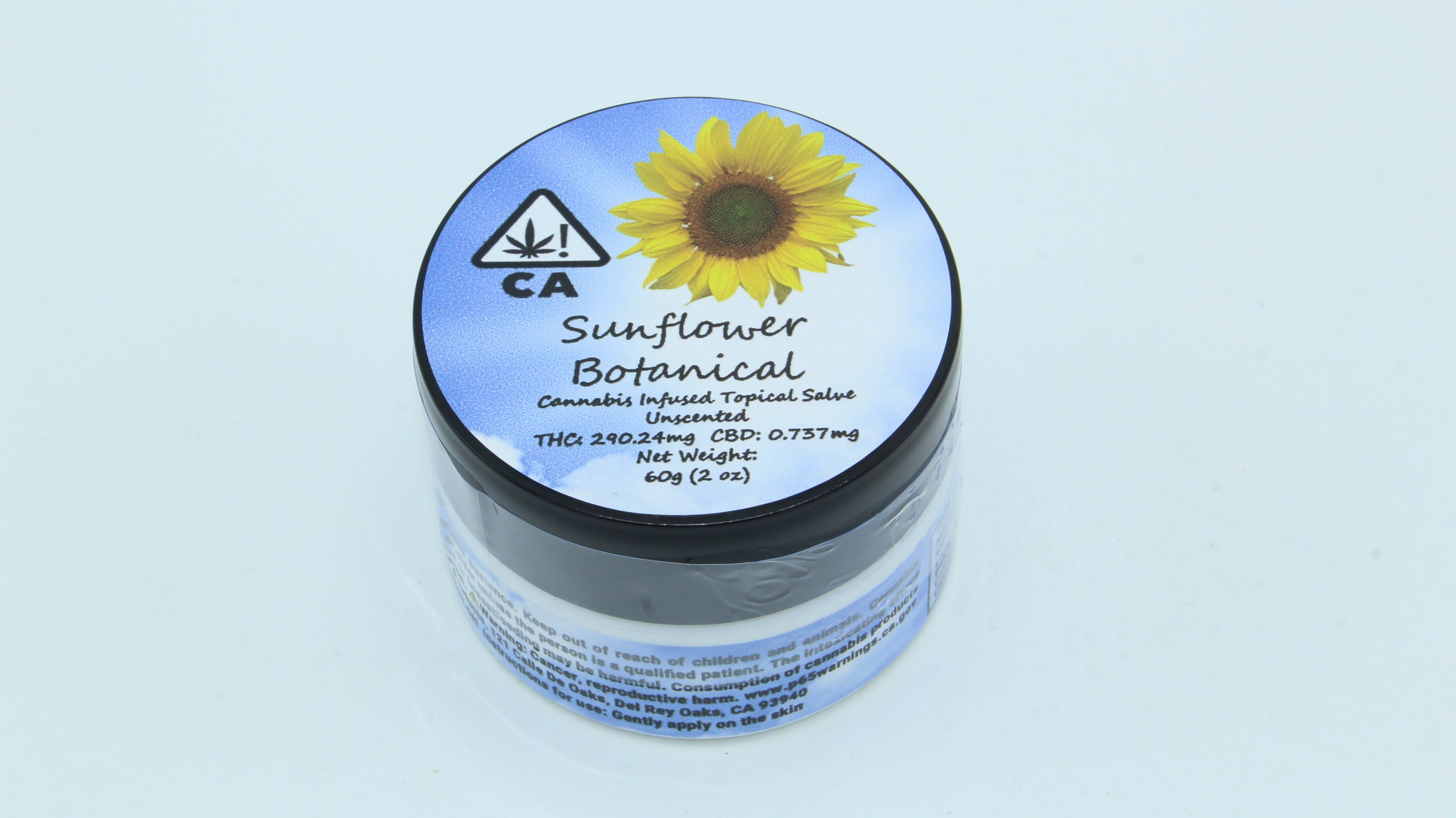 topicals-sunflower-botanical-thc-balm-unscented