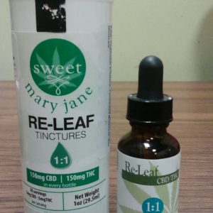 Sweet Mary Jane Re-Leaf Tinctures 1:1 CBD/THC