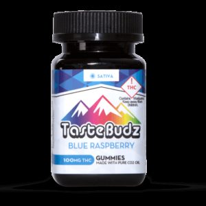 Taste Budz Blue Raspberry Sativa 100mg THC