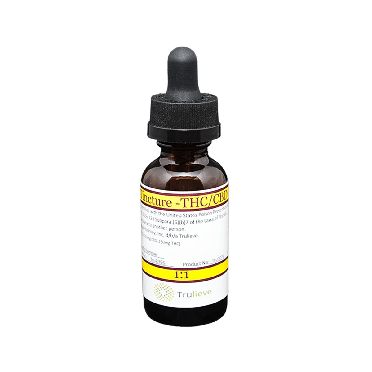 Tincture Droplet Bottle 500mg - 1:1 THC:CBD