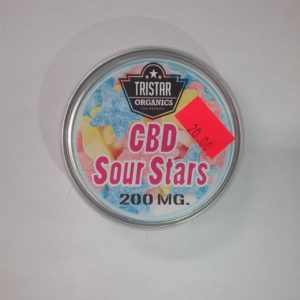 TRISTAR ORCANICS CBD SOUR STARS