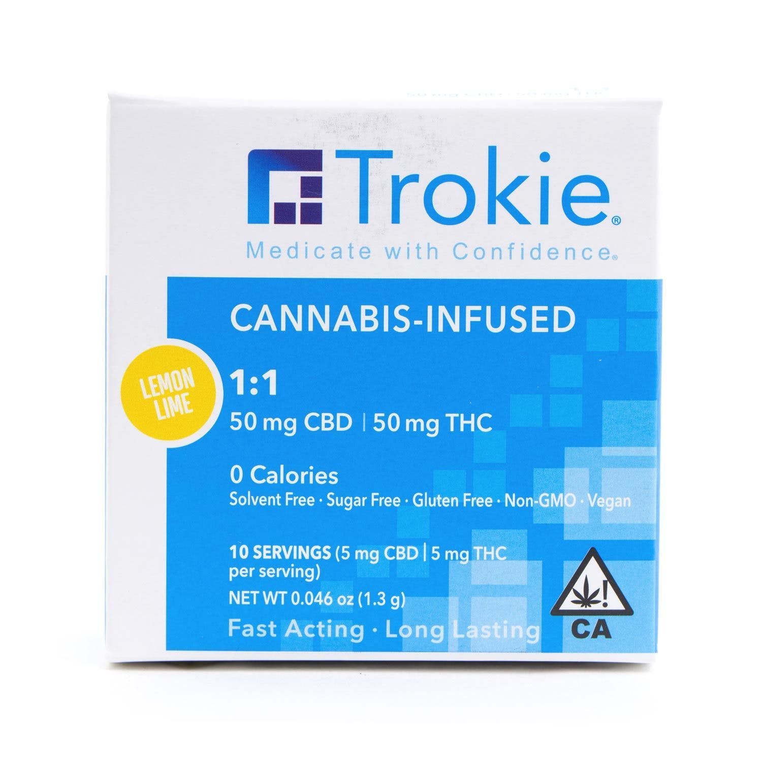 Trokie Edible Bars- 1:1 | 50mg CBD | 50mg THC