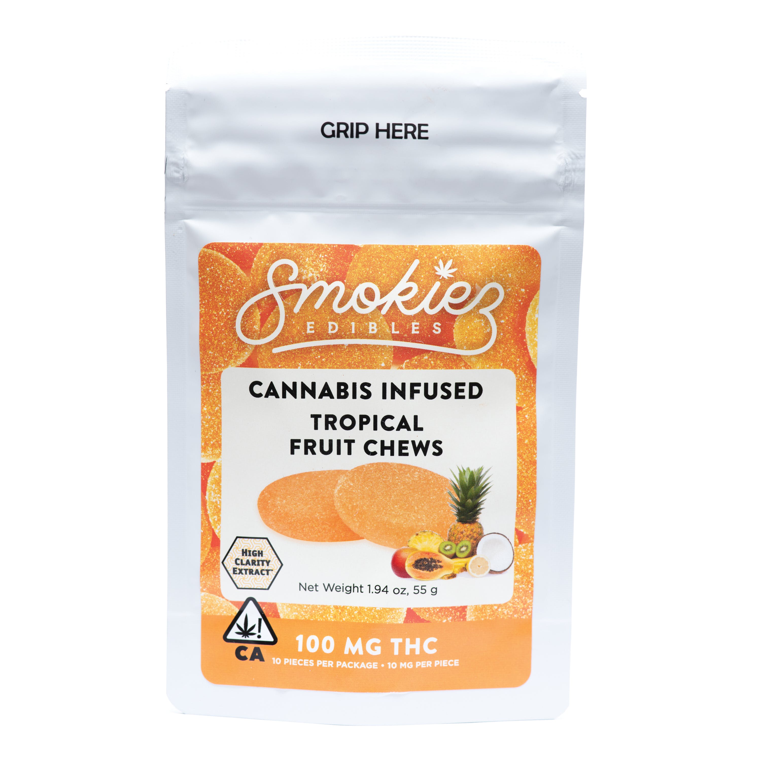 Tropical Fruit Chews 100mg