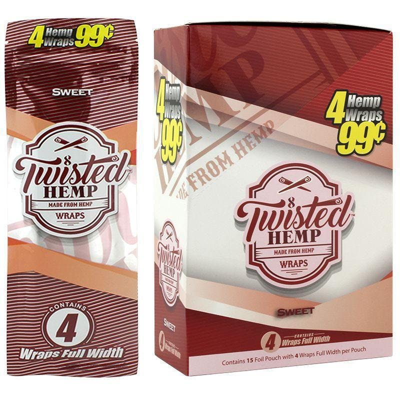 Twisted Hemp- Sweet Wraps 4pk