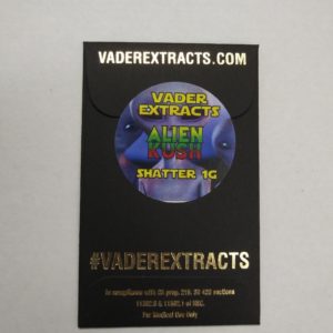 Vader Extracts (Shatter) Alien Kush