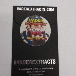 Vader Extracts (Shatter) Emperor Kush