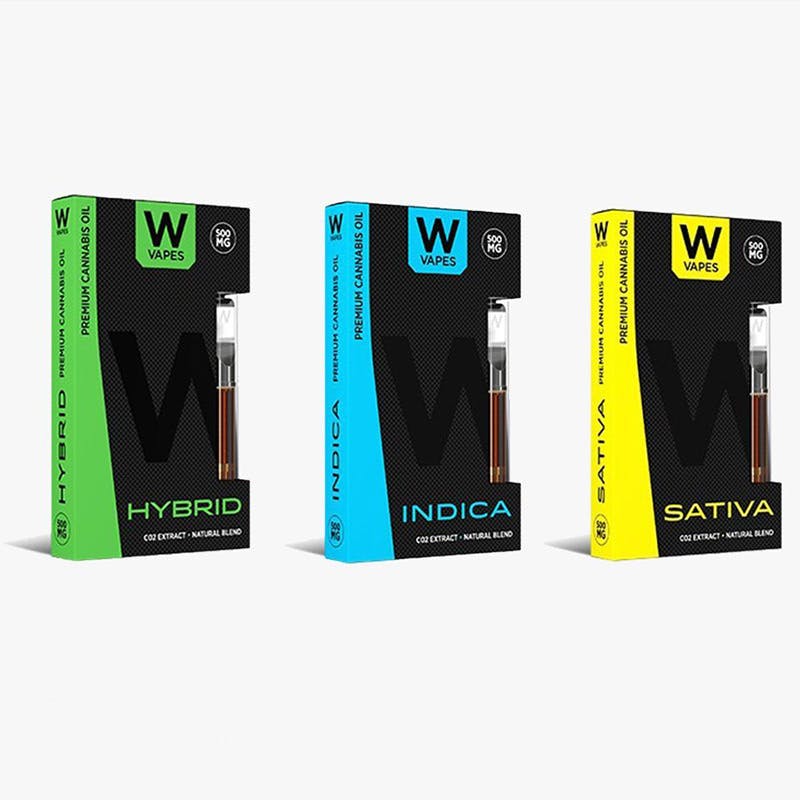 W VAPES - 500 MG BLOWOUT CARTRIDGE - SUPER LEMON HAZE